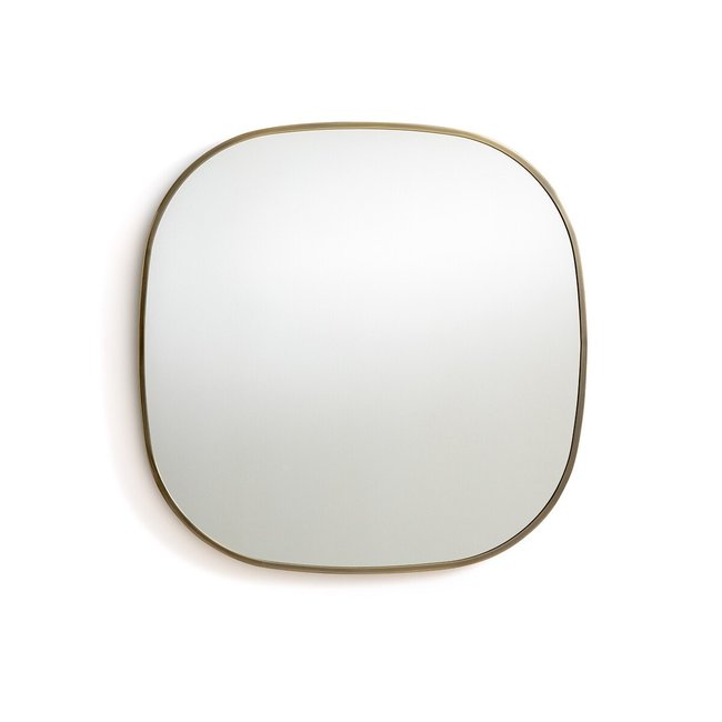 Miroir forme organique H60 cm, Caligone Couleur laiton vieilli <span itemprop=