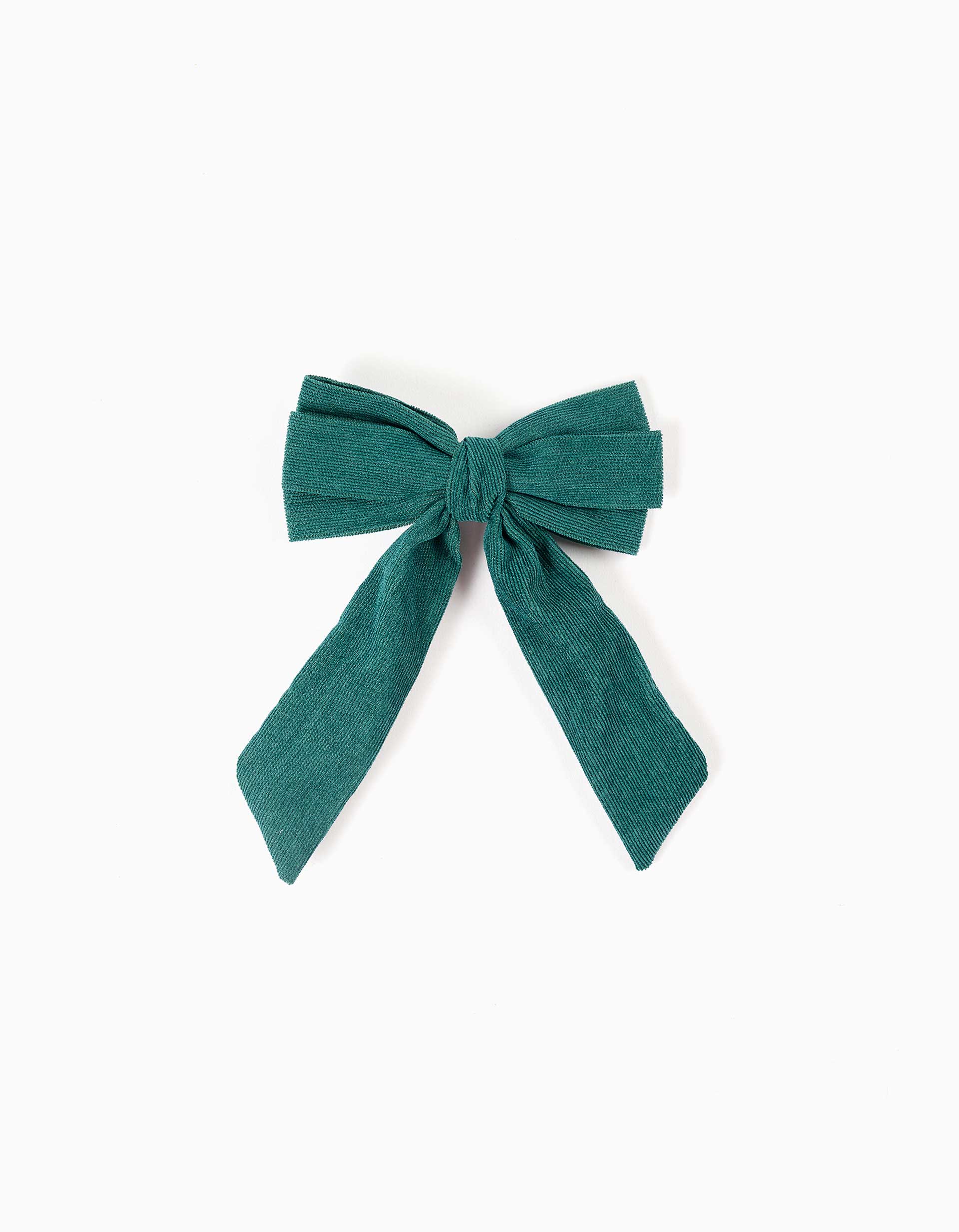 Barrette à cheveux avec nœud en velours côtelé, ZIPPY