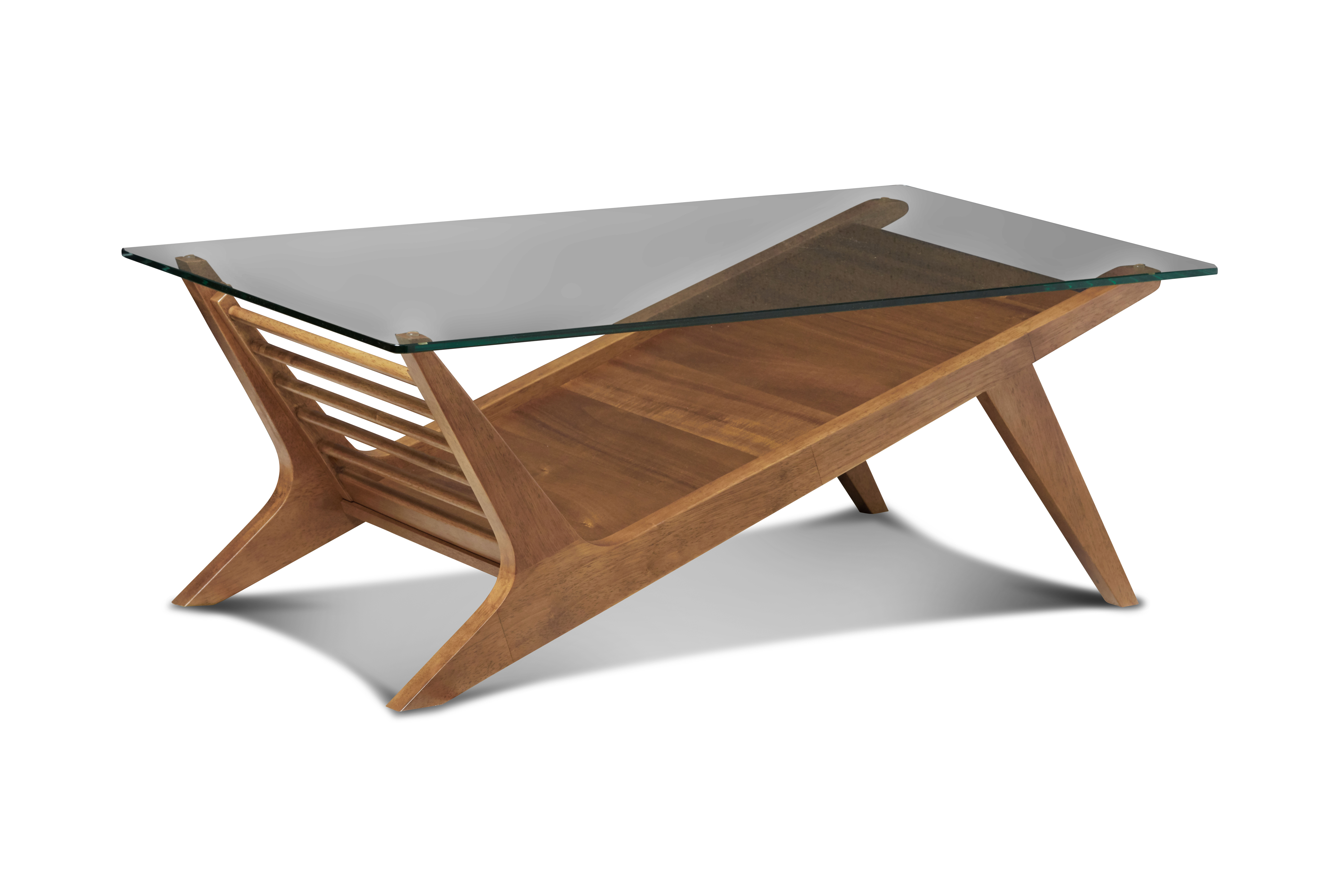 Table basse en verre KIRUNA, PRODUIT INTERIEUR BRUT