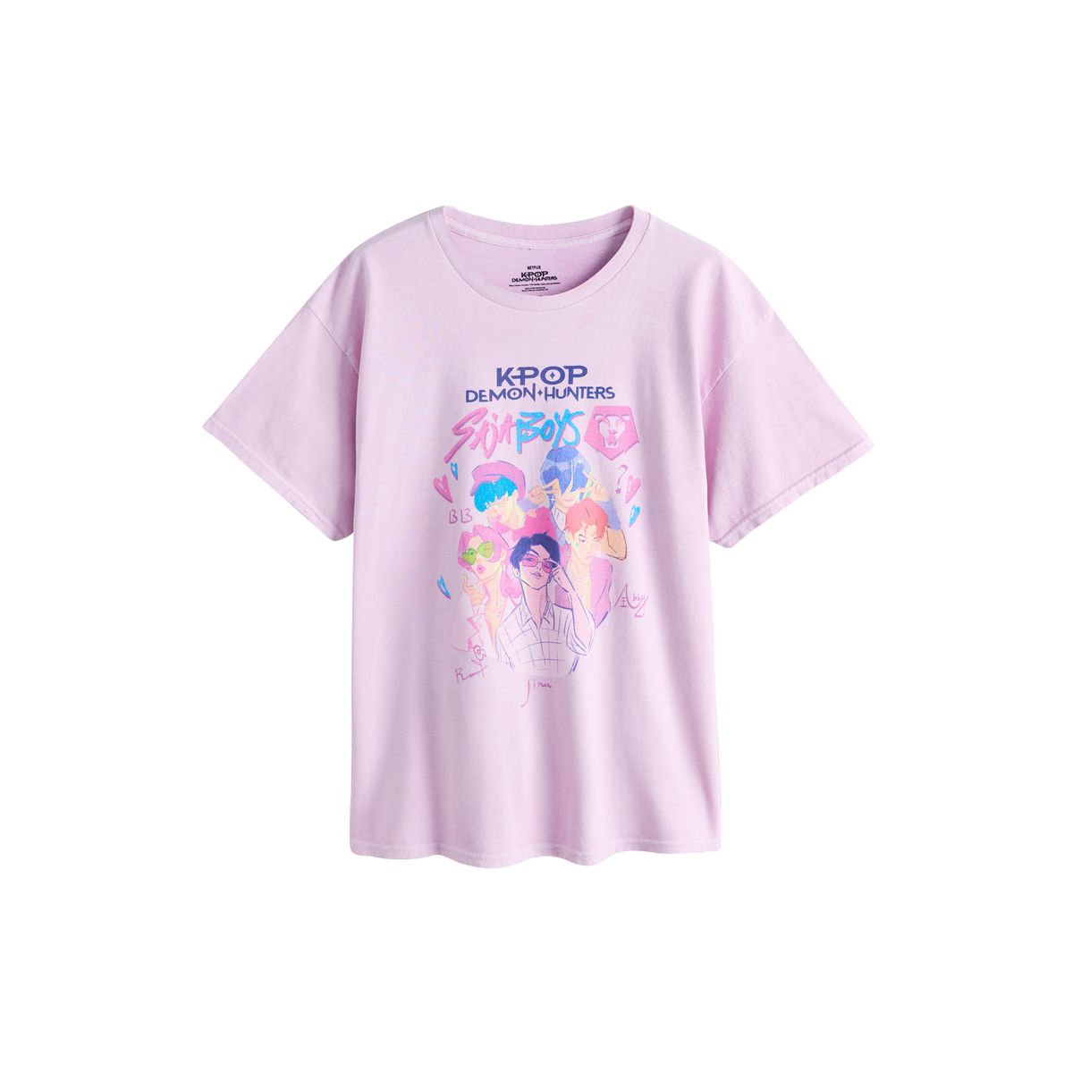 T-shirt en coton à imprimé kpop demon hunters, NEXT