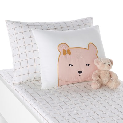 Annabella Teddy Bear 100% Cotton Pillowcase LA REDOUTE INTERIEURS