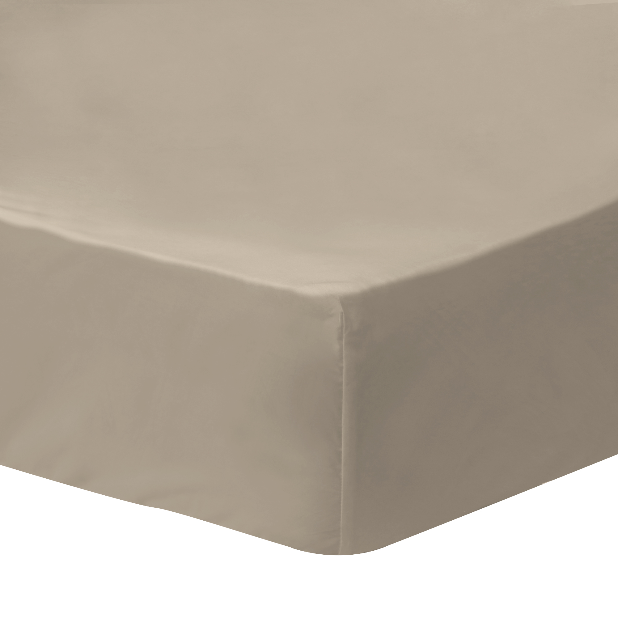 Drap-housse uni en percale de coton BIO, MATT ET ROSE