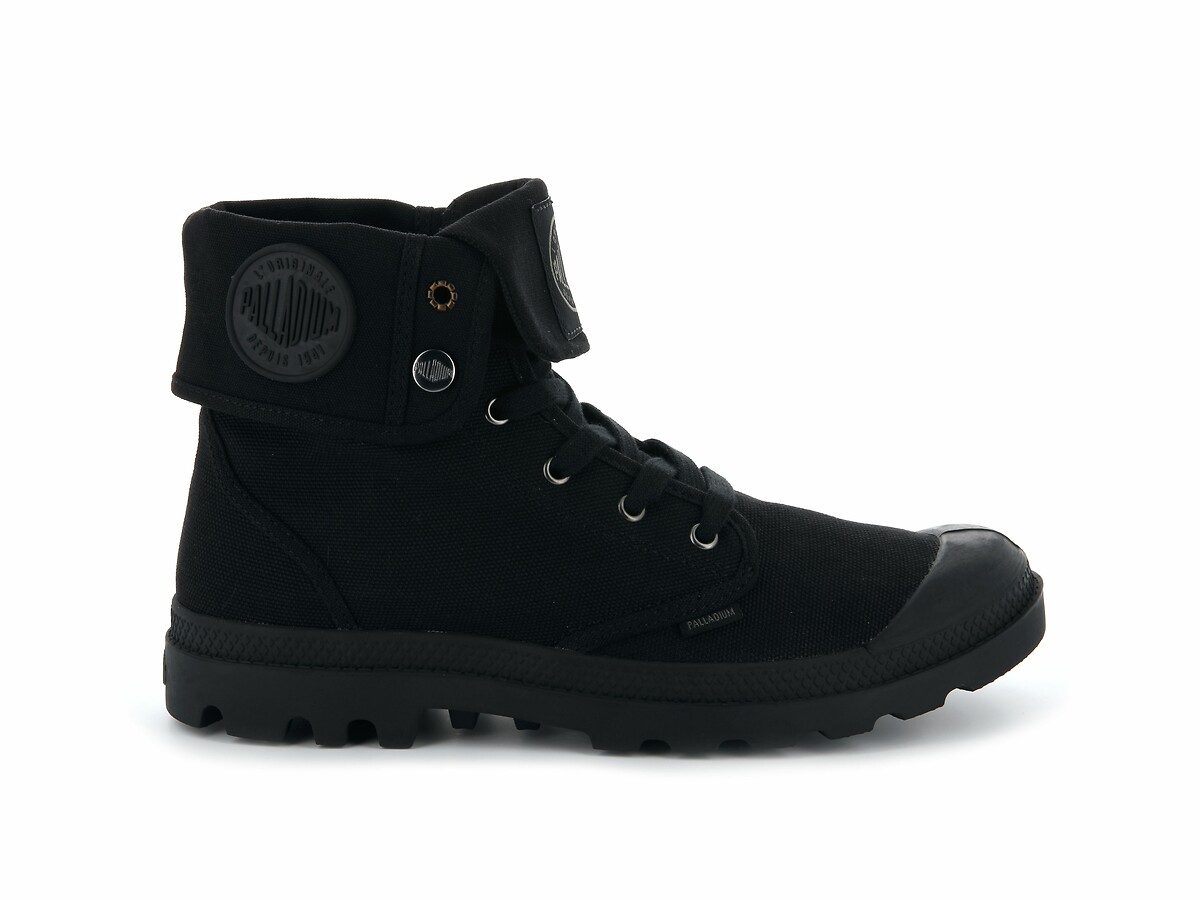 Palladium Zapatillas de caña alta con puños Baggy