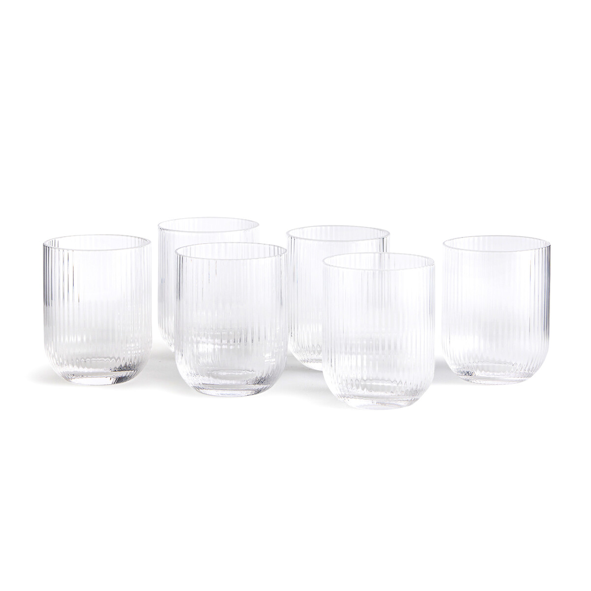 Set of 6 Ostri Textured Tumbler Glasses