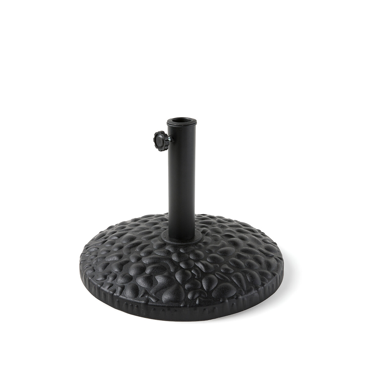 Product photograph of Britiz Black Metal Parasol Stand from La Redoute UK