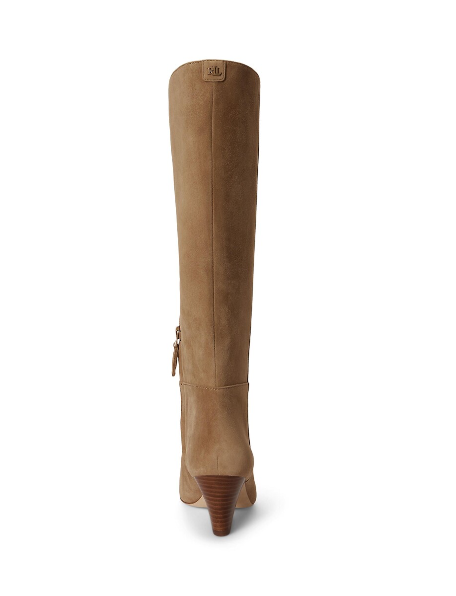Lauren Ralph Lauren Botas de tacón de ante EMERSYN — foto 3