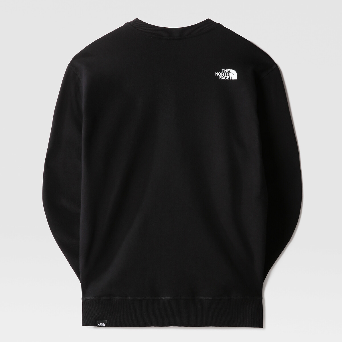 the north face logo fleece crew sweatshirt