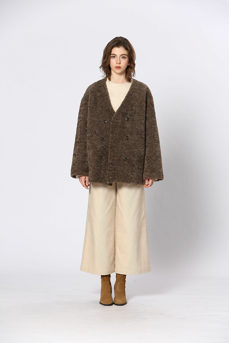 Sherpa Mid-Length Coat, SEE U SOON