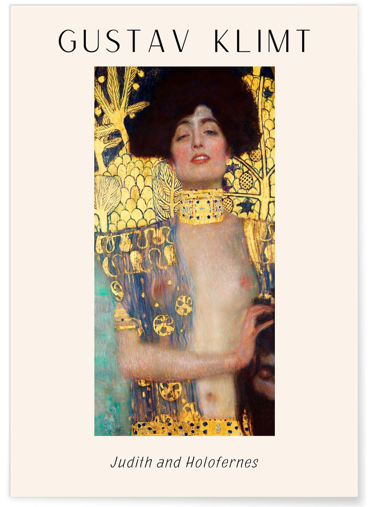 Affiche Gustav Klimt « Judith and Holofernes », L'AFFICHERIE