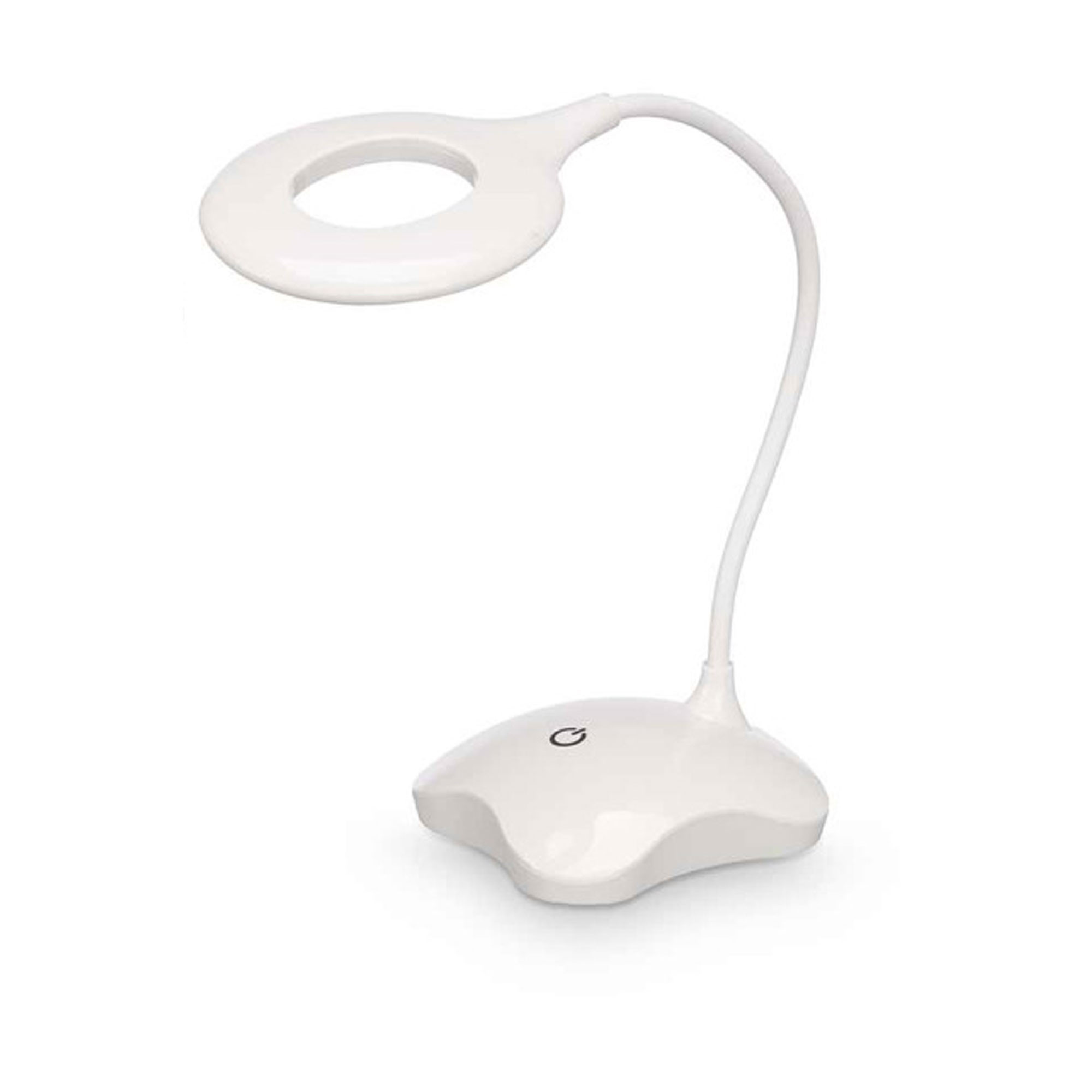 Lampe de bureau blanche LED sans fil 9.5x10.5x40cm, WADIGA