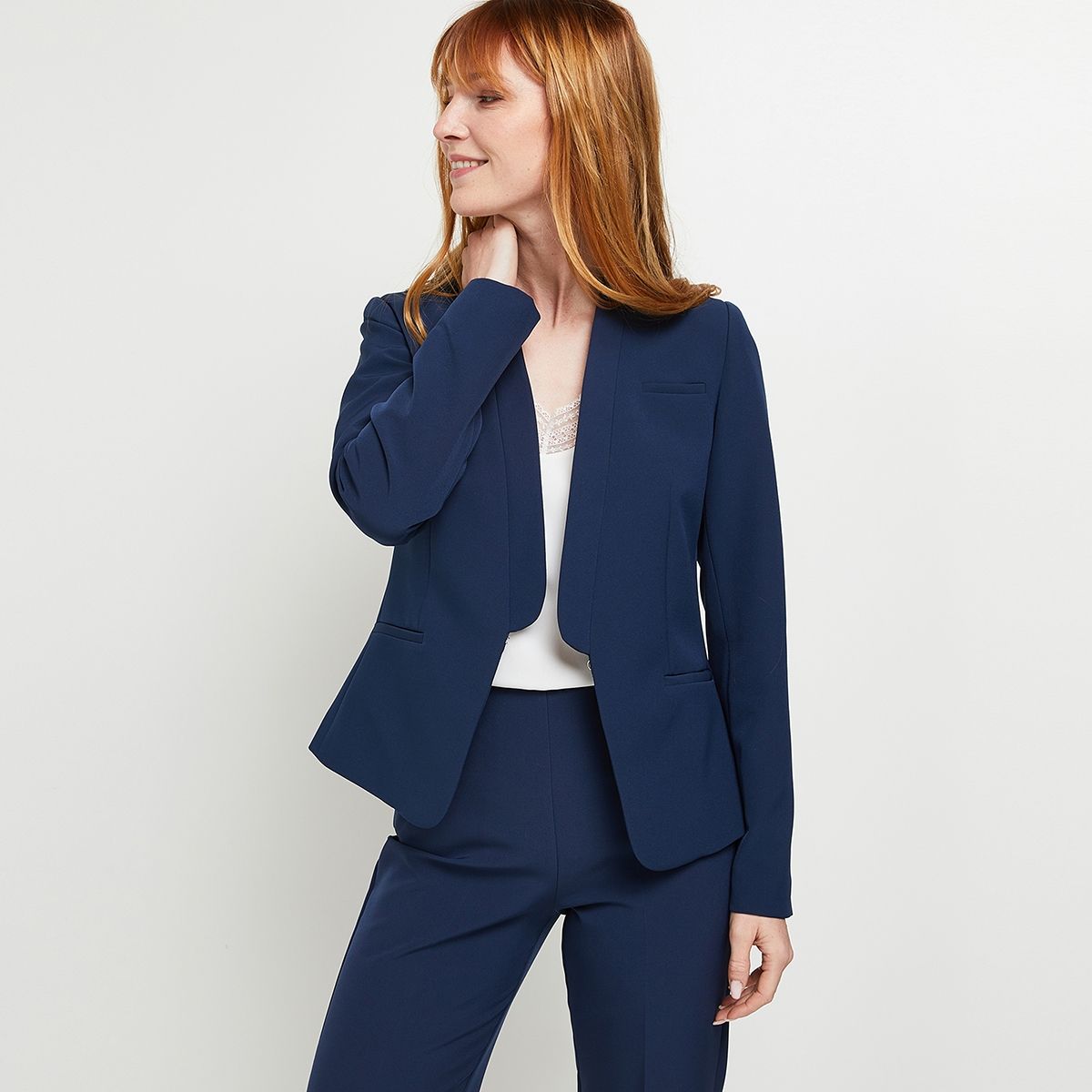 Veste Blazer Comme Des Garçons Bleu Marine - Occasion Très Bon état - Taille S