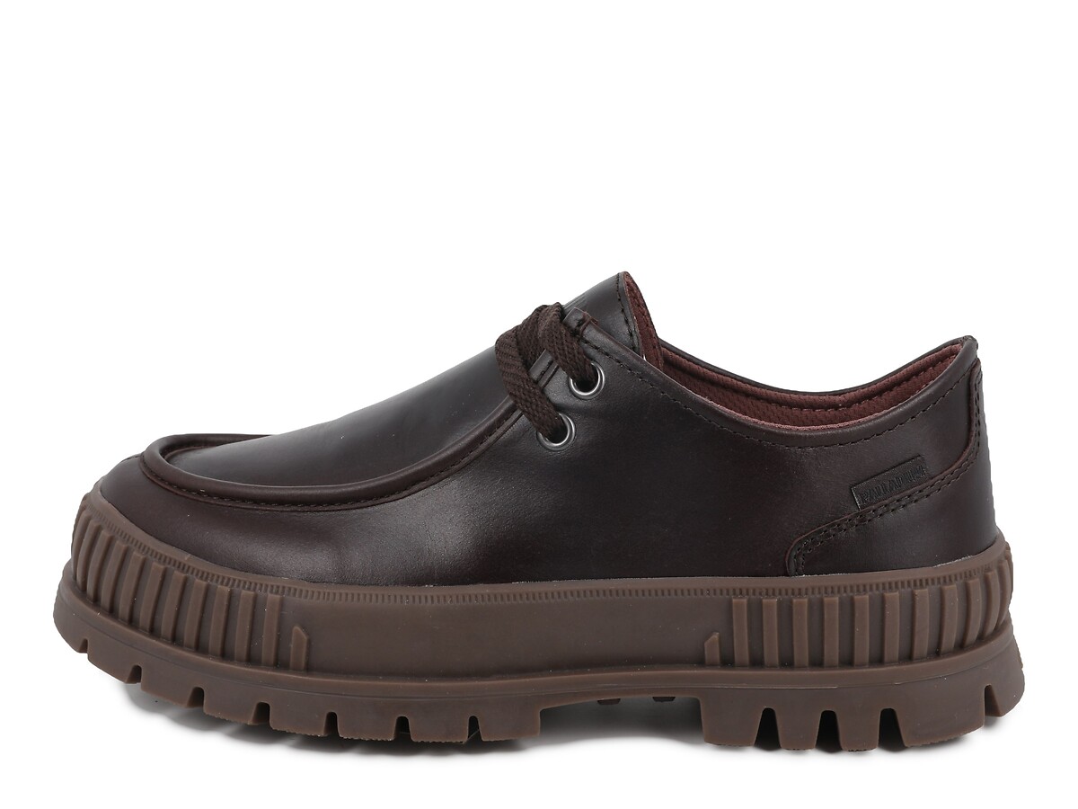 Palladium Mocasines con cordones Pallashock Moc LTH de piel — photo 2