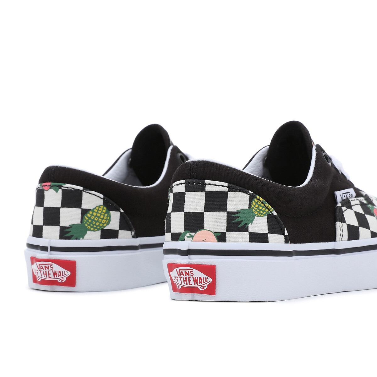 Vans era checkerboard black on sale white