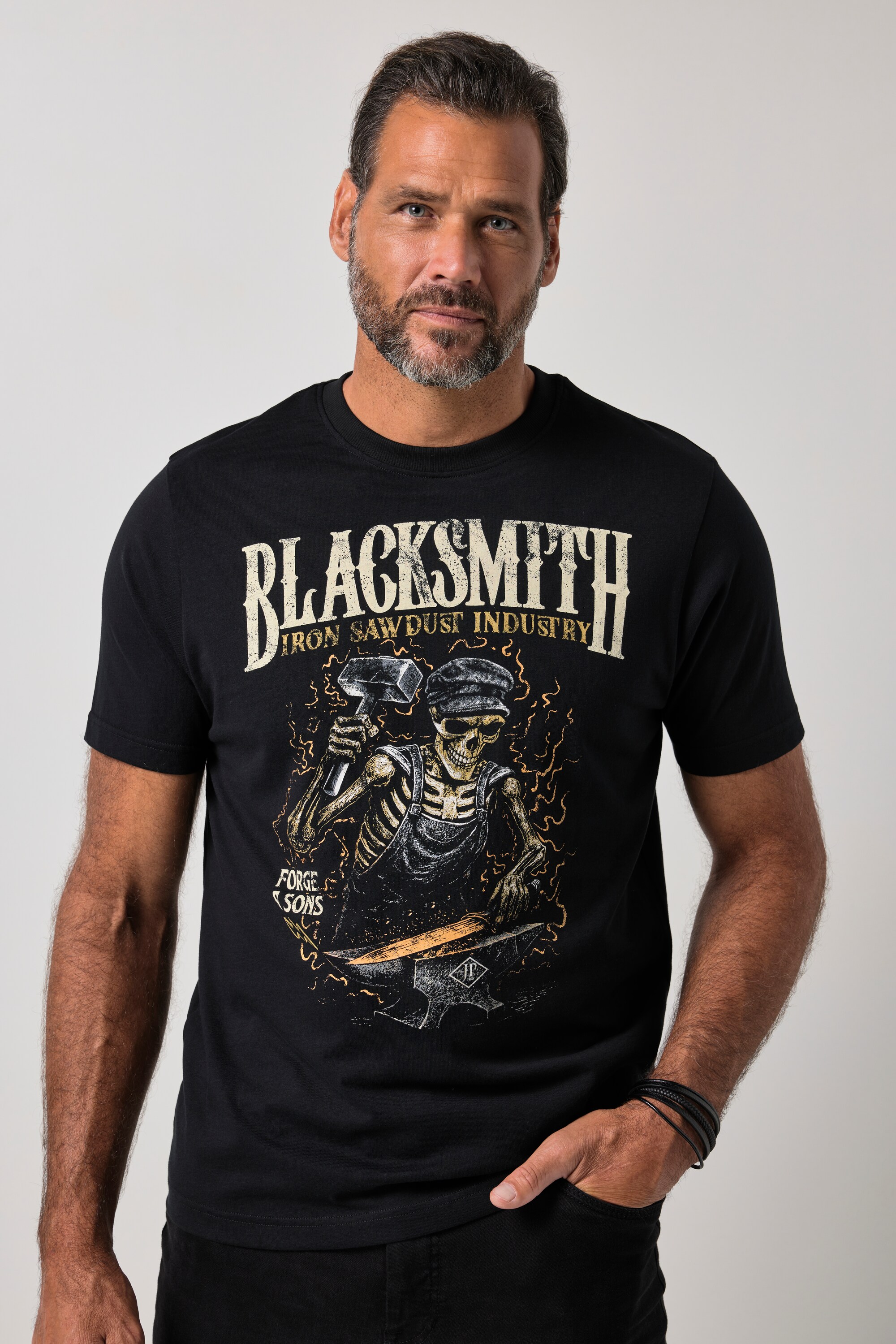 T-shirt à manches courtes et imprimé, JP1880