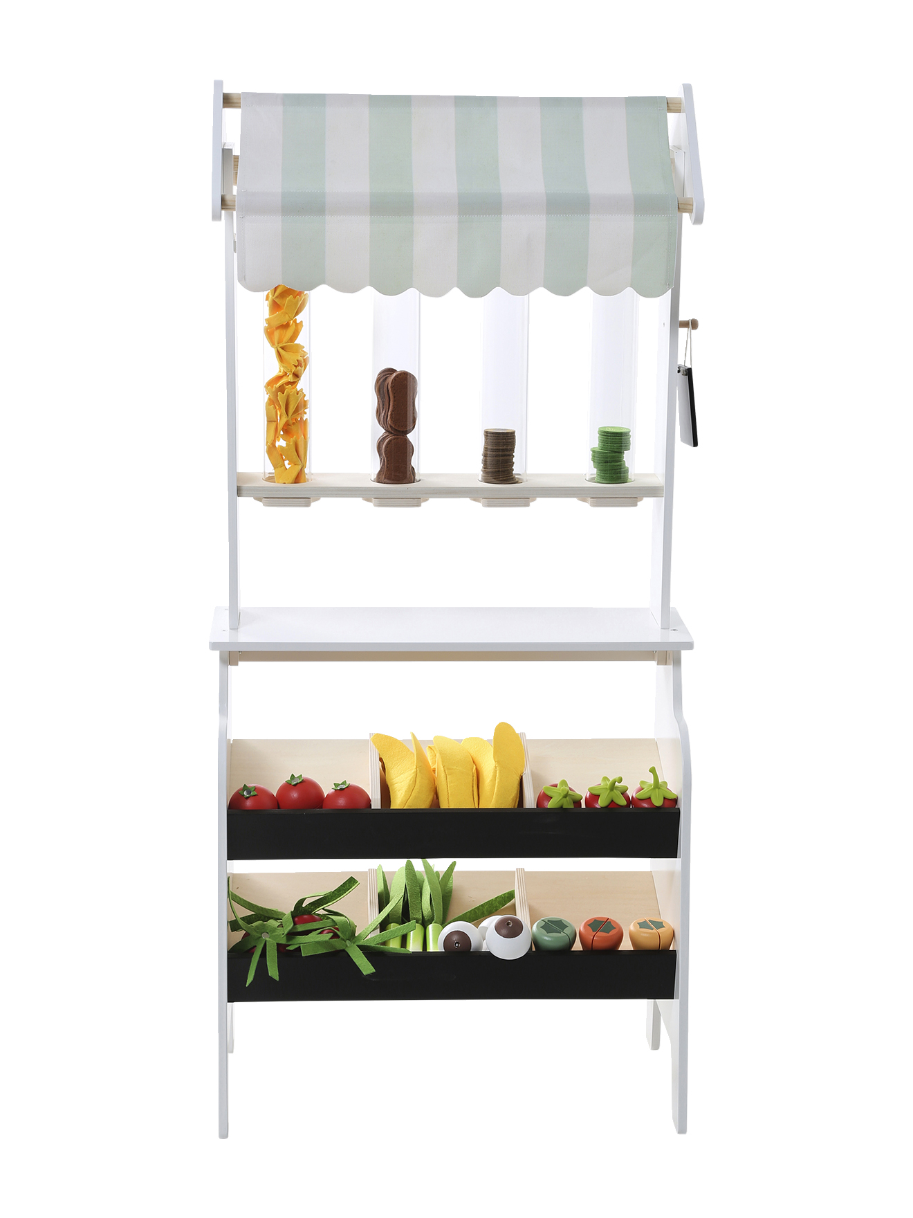 Marchande fruits et légumes en vrac en bois FSC®, VERTBAUDET