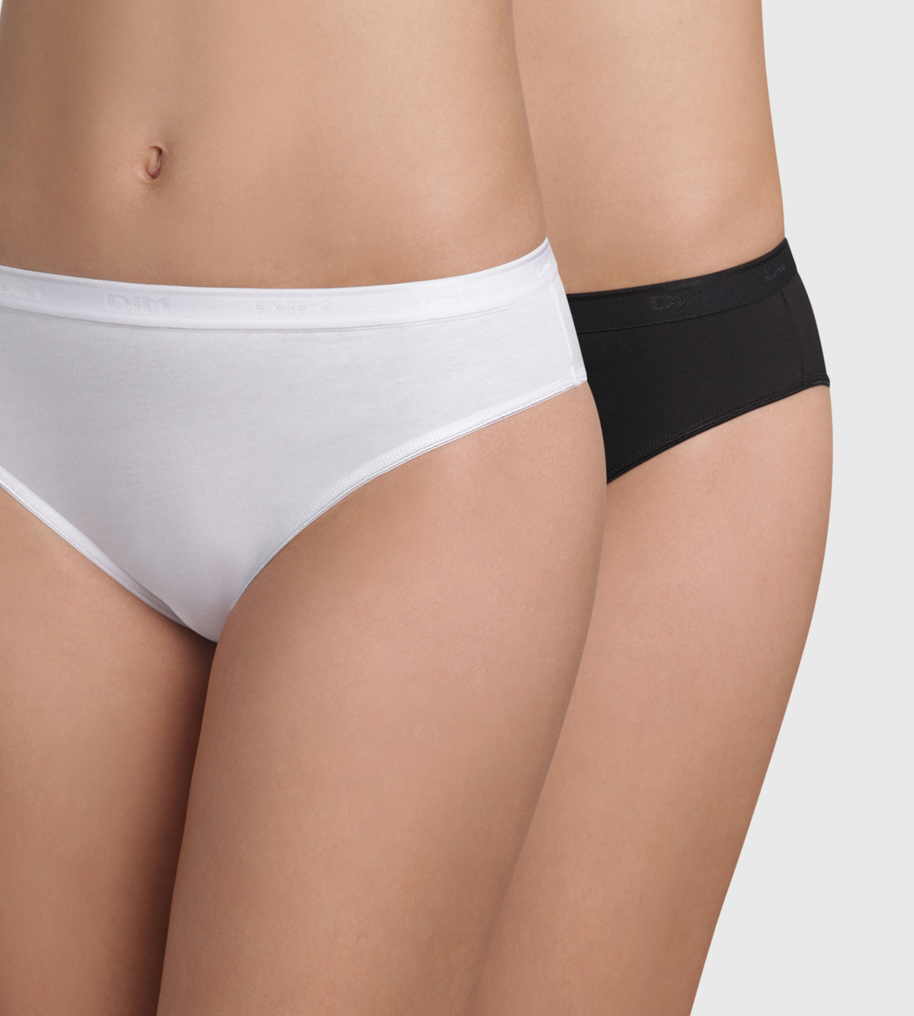 Culottes midi biologique COTON PLUS, lot de 2, DIM