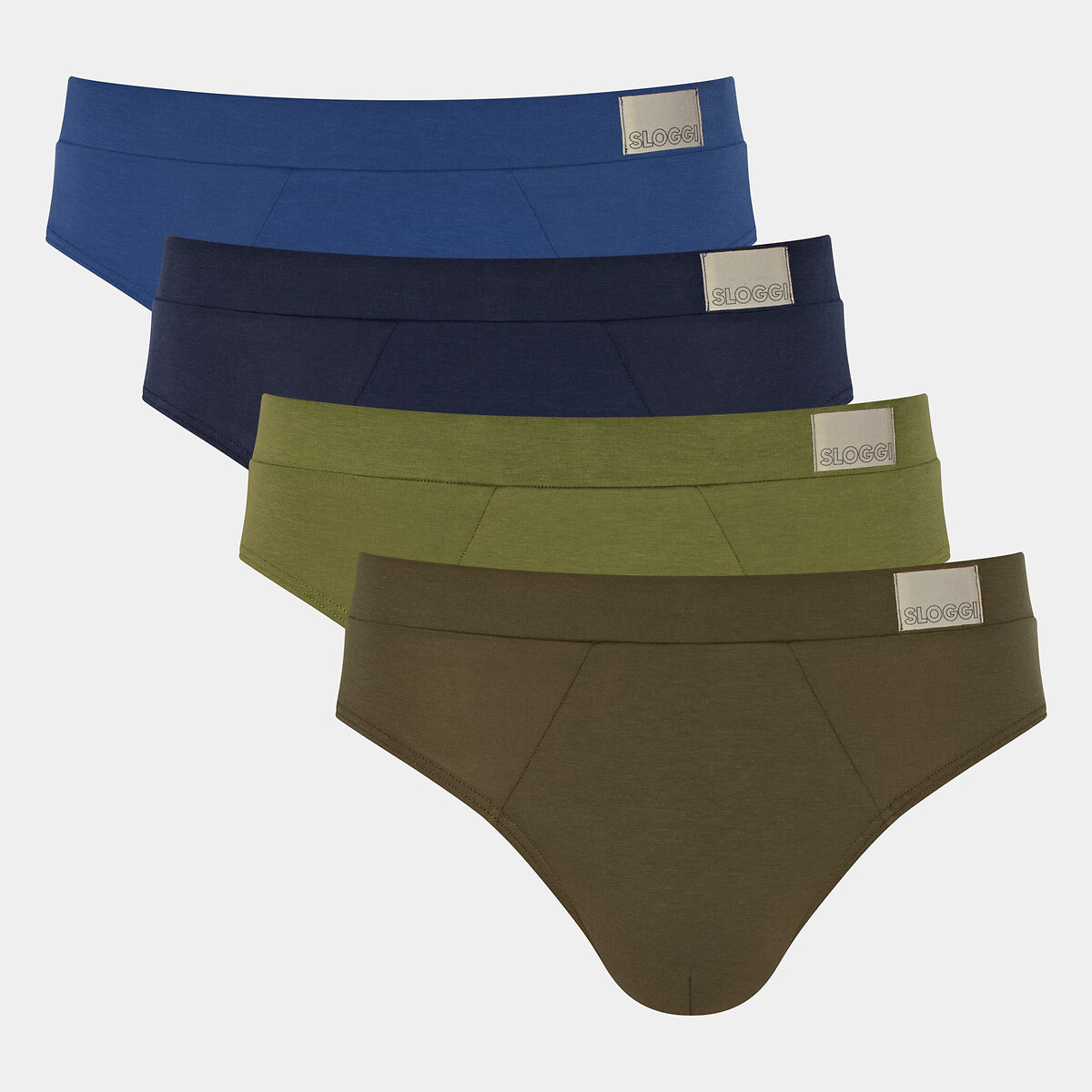 Image of Pack of 4 Go Natural Briefs in Organic Cotton