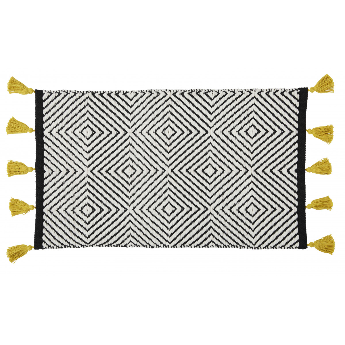 Tapis déco ethnique en coton tissé CASA, GUY LEVASSEUR