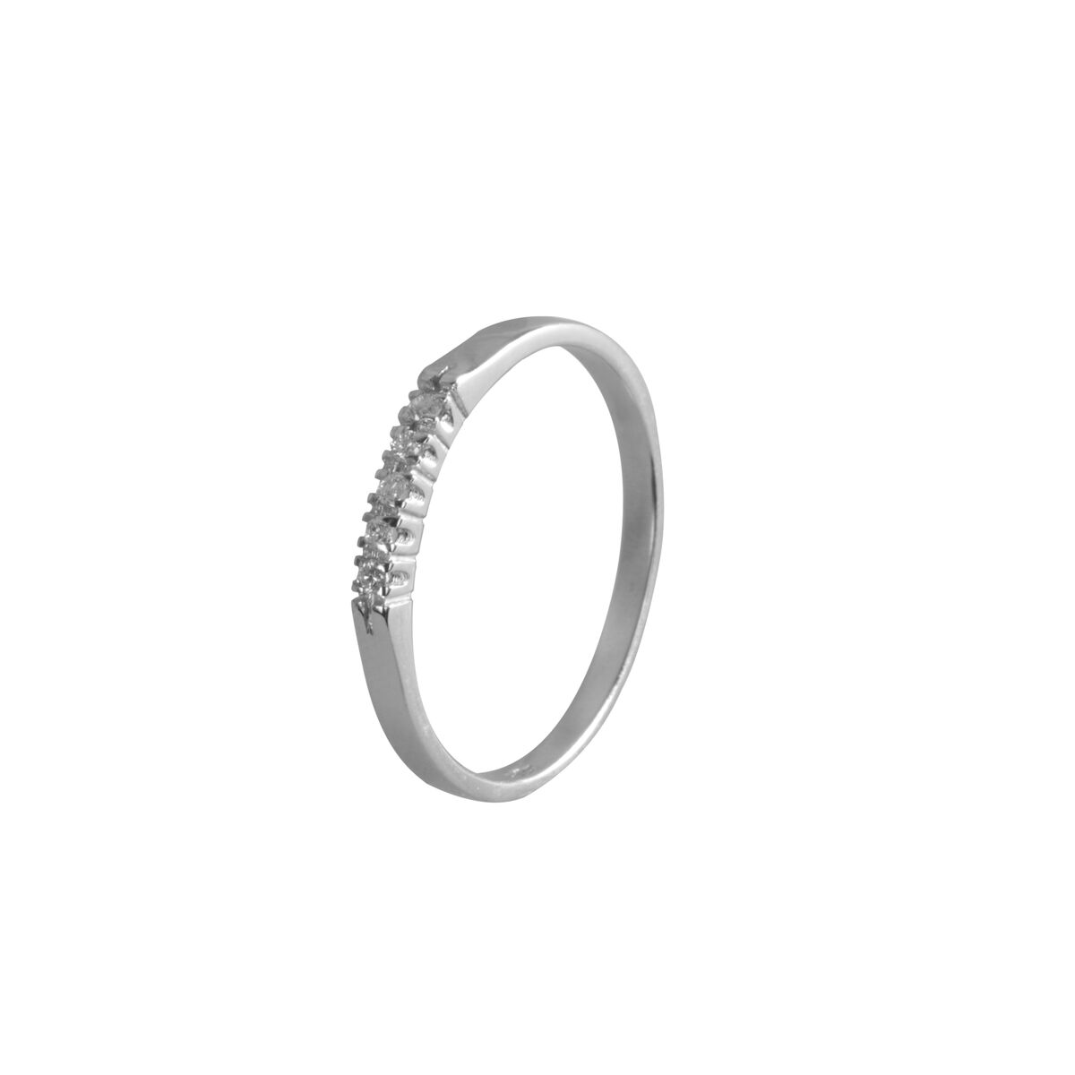 Bague en or blanc 375 B-CLASSIC, BLUESPIRIT