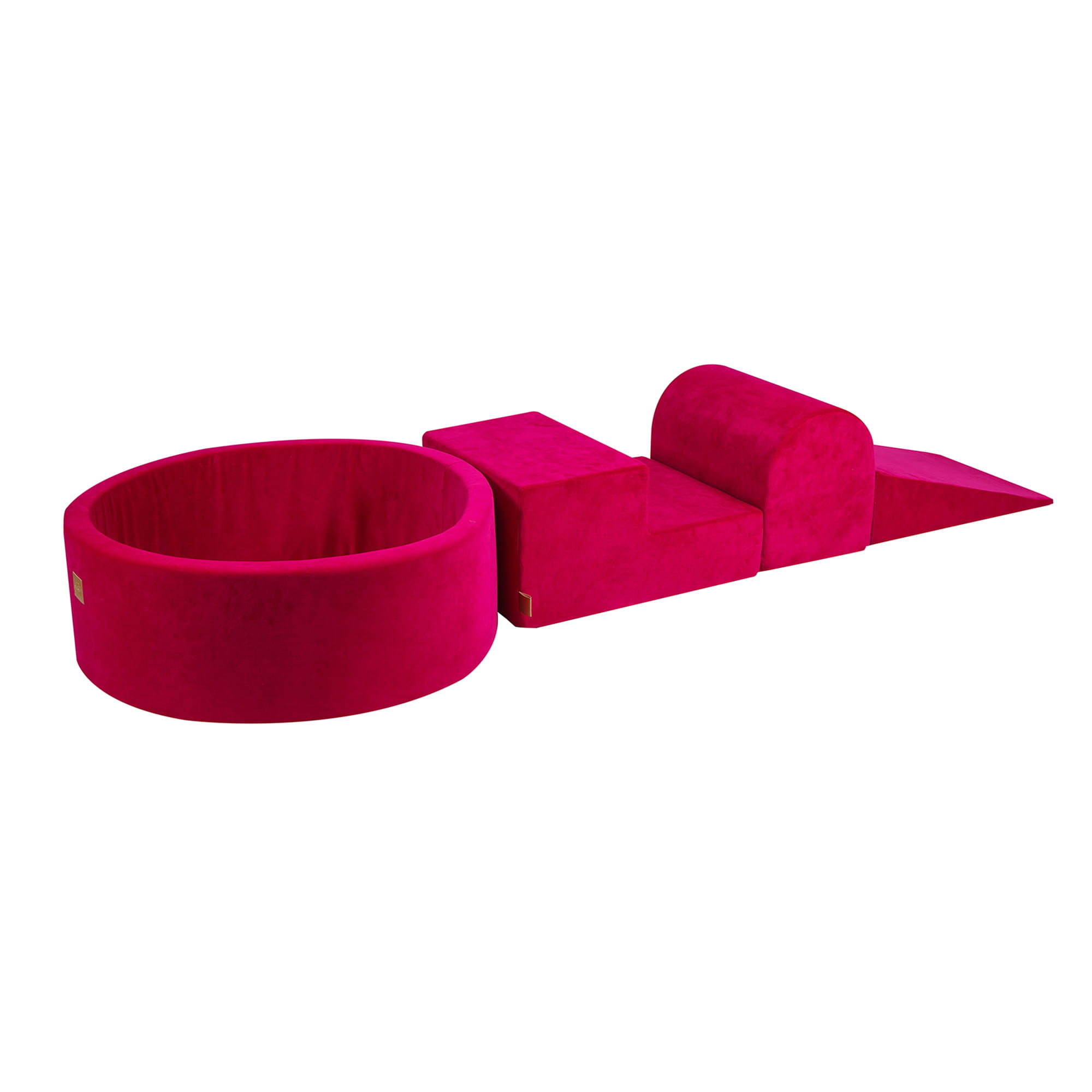 Aire De Jeux en Mousse avec Piscine sans Balles, VELOURS, MEOW BABY