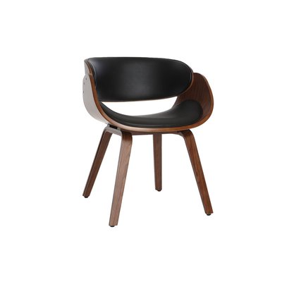 Chaise design en tissu   et bois clair BENT MILIBOO