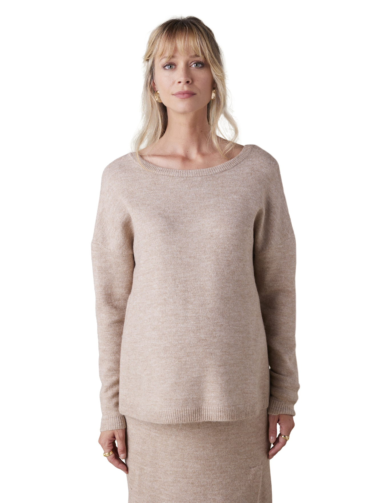 Ensemble pull et jupe tricot, ENVIE DE FRAISE