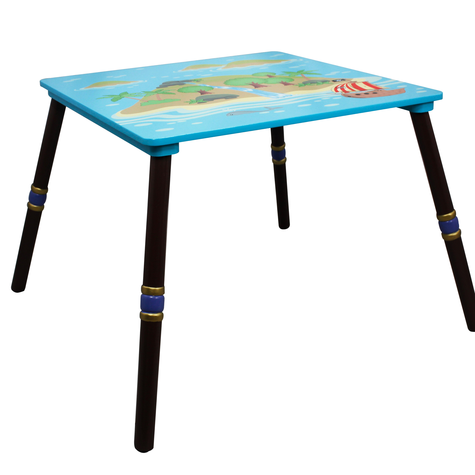 Table Enfant Bois PIRATE ISLAND, TEAMSON KIDS