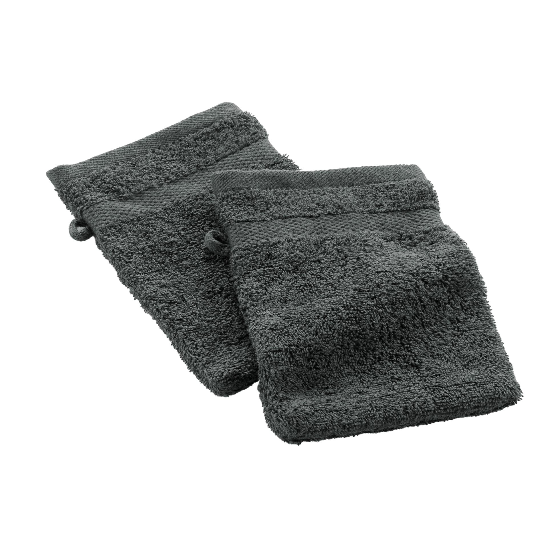 Lot de 2 gants de toilette Collection Elegante, EDEN