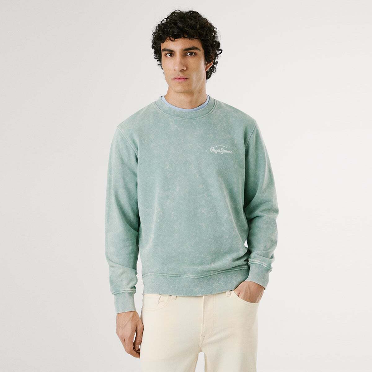 Sweat-Shirt Coupe Regular À Col Rond, PEPE JEANS