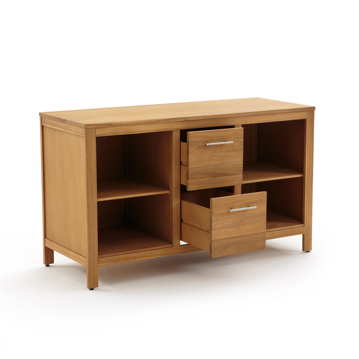 Product photograph of Charon Acacia Bathroom Vanity Unit L130cm from La Redoute UK