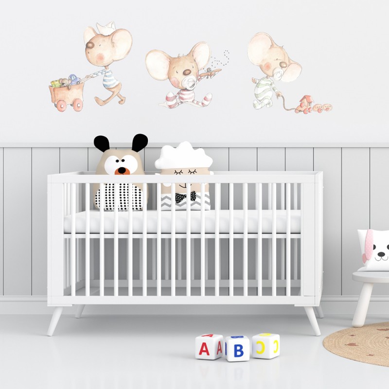Sticker mural chambre enfant Playing, SUENOS DE CIGUENA