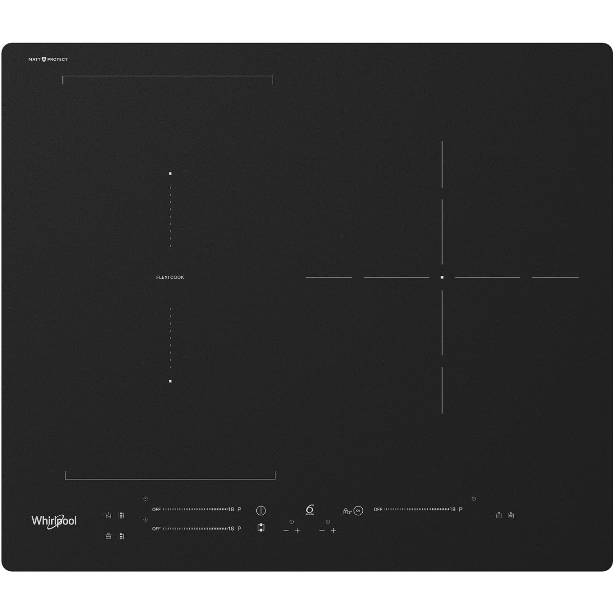 Plaque induction WLS9560NEBM Matt Protect, WHIRLPOOL