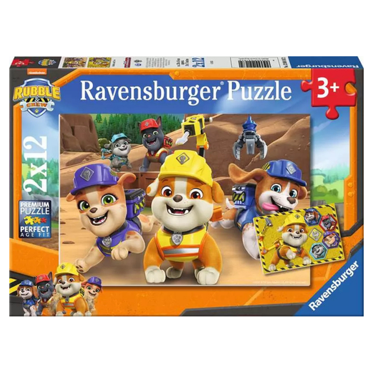 Puzzle 2x12 - Pat Patrouille, RAVENSBURGER