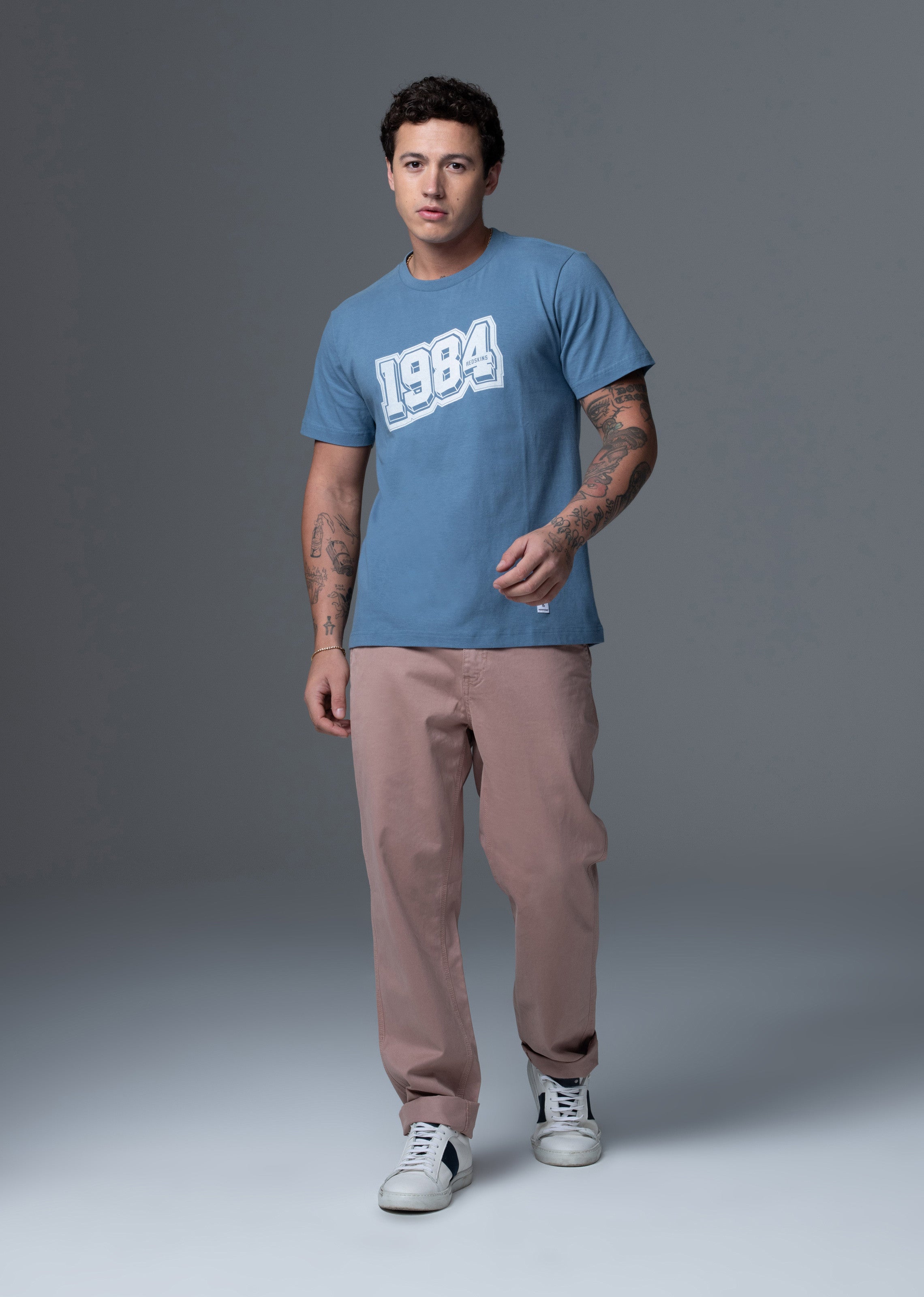 T-shirt bleu THEYEAR MARK, REDSKINS