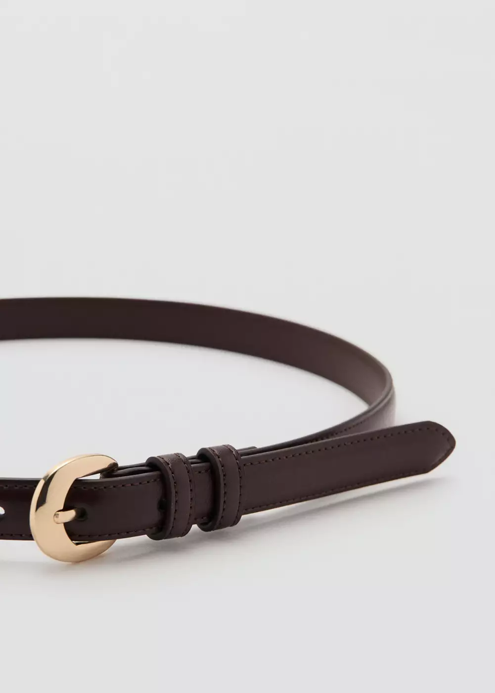 Ceinture fine à boucle, MANGO