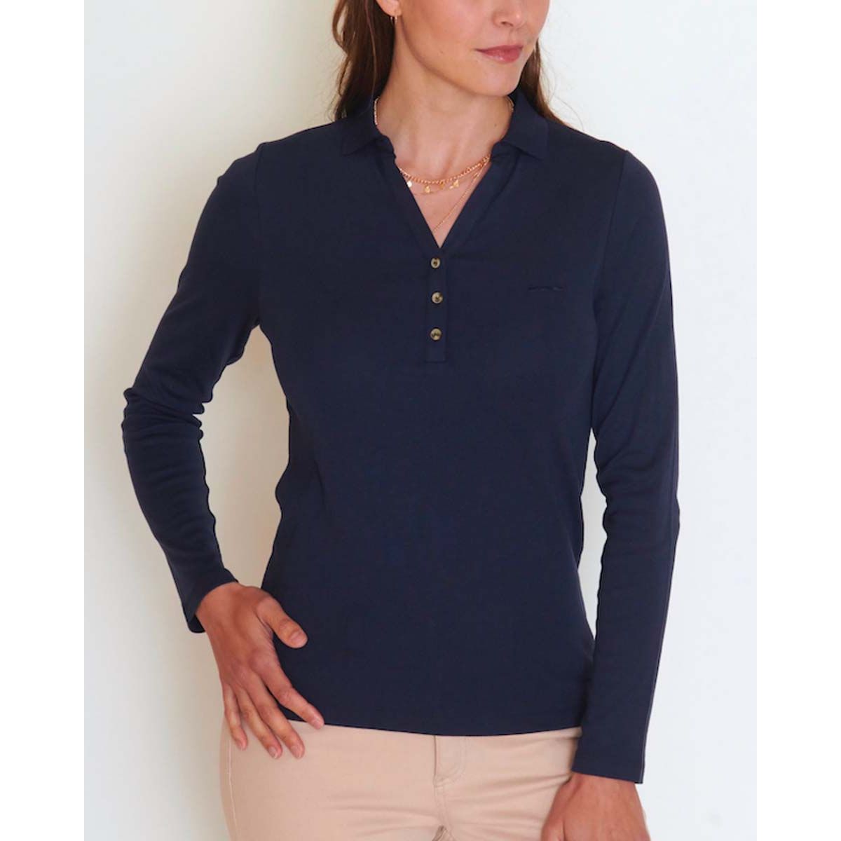 Polo manche longue mise au green deals