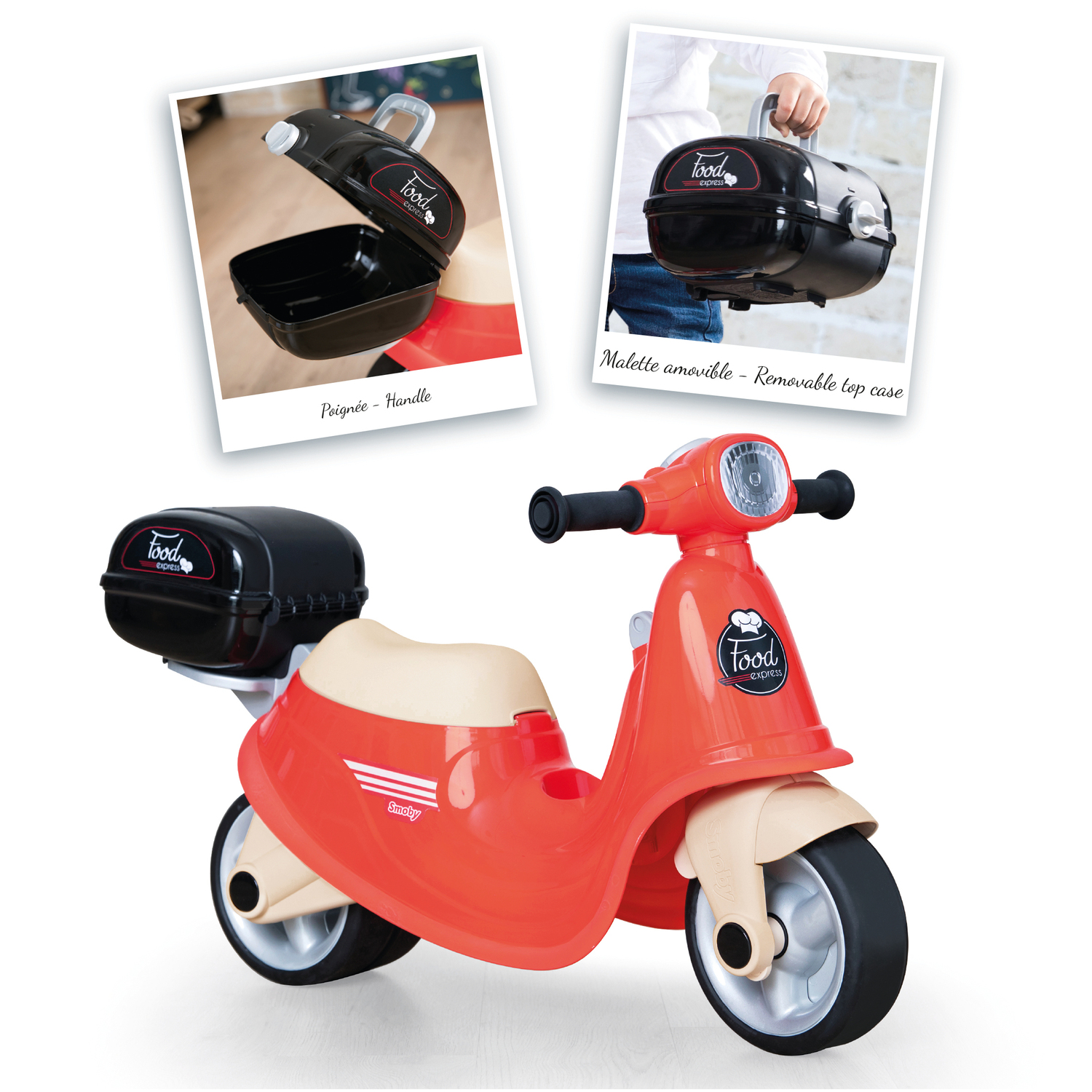 Porteur scooter food express, SMOBY