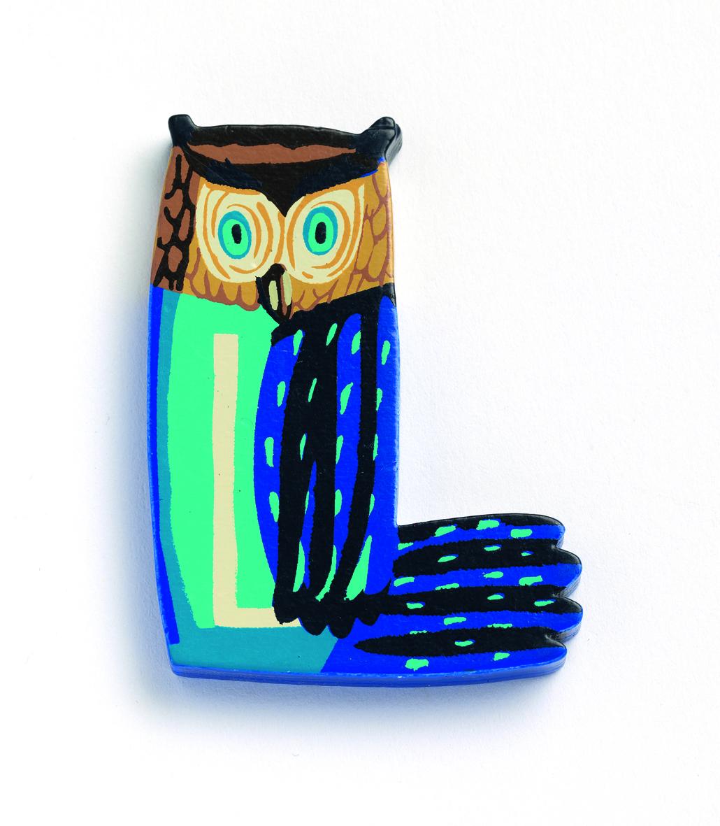 Lettre animaux en bois L, DJECO
