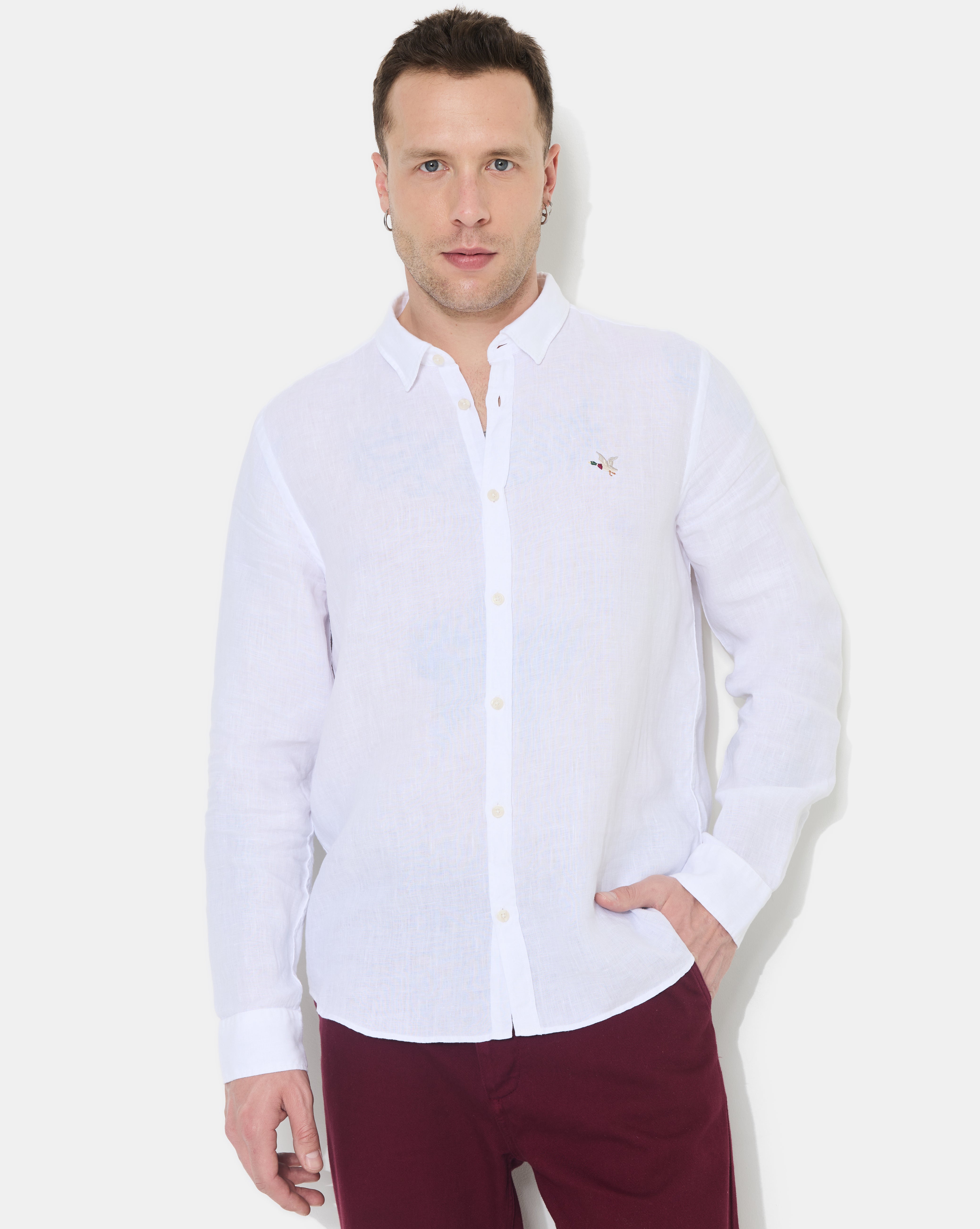 Chemise en lin LINO manches longues, CHEVIGNON