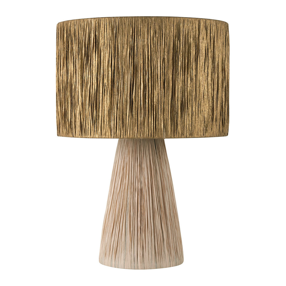 Lampe en raphia, BLANC D’IVOIRE