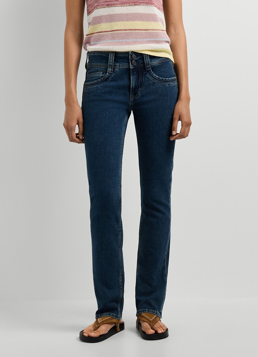 Jean slim taille standard, double boutonnage, Gen, PEPE JEANS