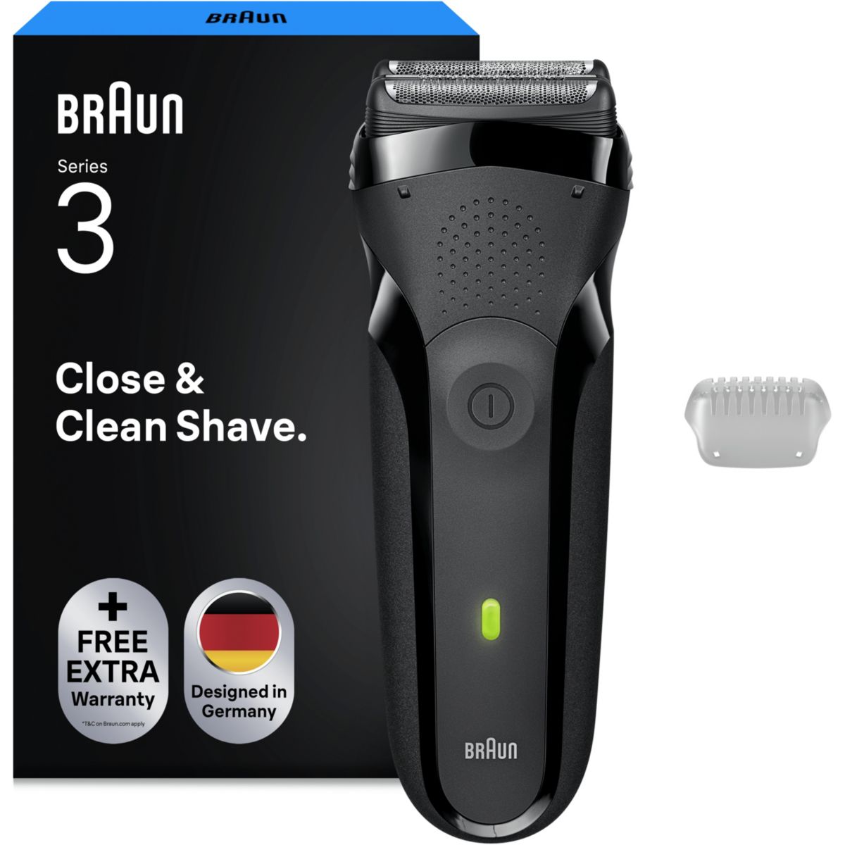 Rasoir électrique Series 3 300s, BRAUN
