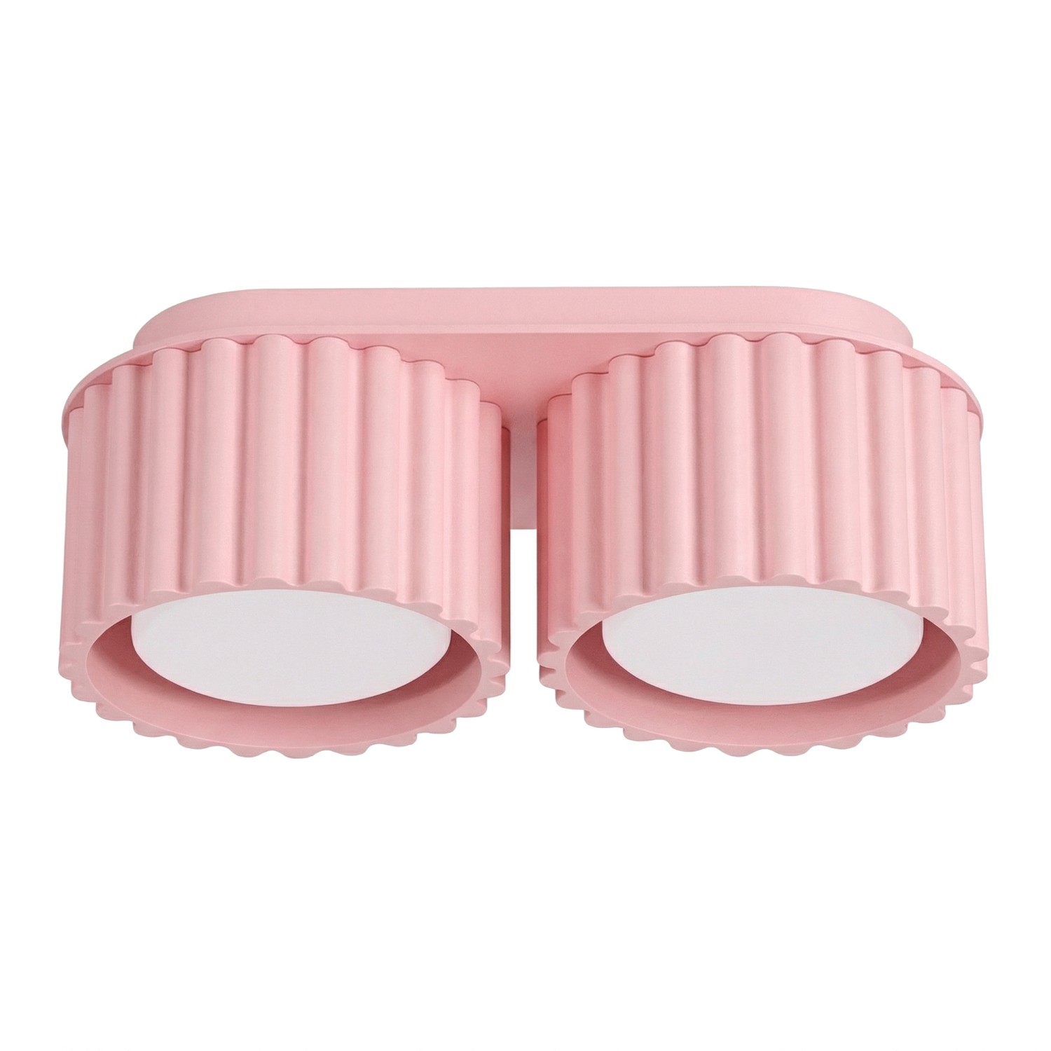 Plafonnier Aluminium Rose Gx53 2 AURA, EDEN