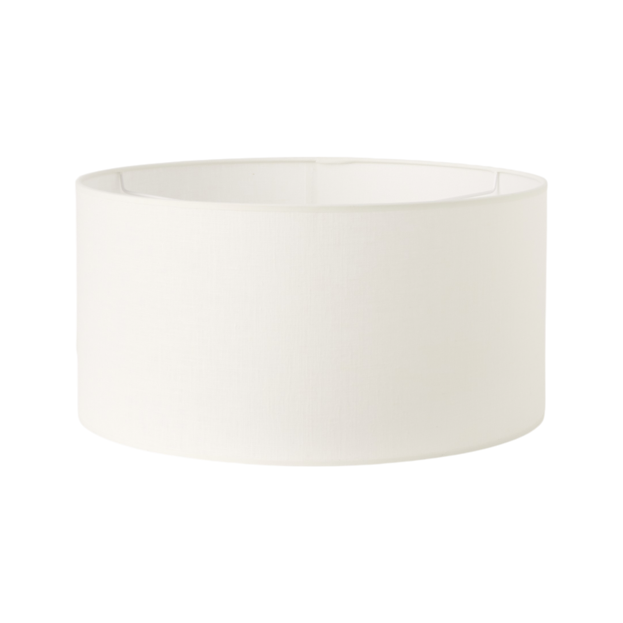 Abat-jour pour suspension tissu blanc 40 cm - RANIA, CAMIF