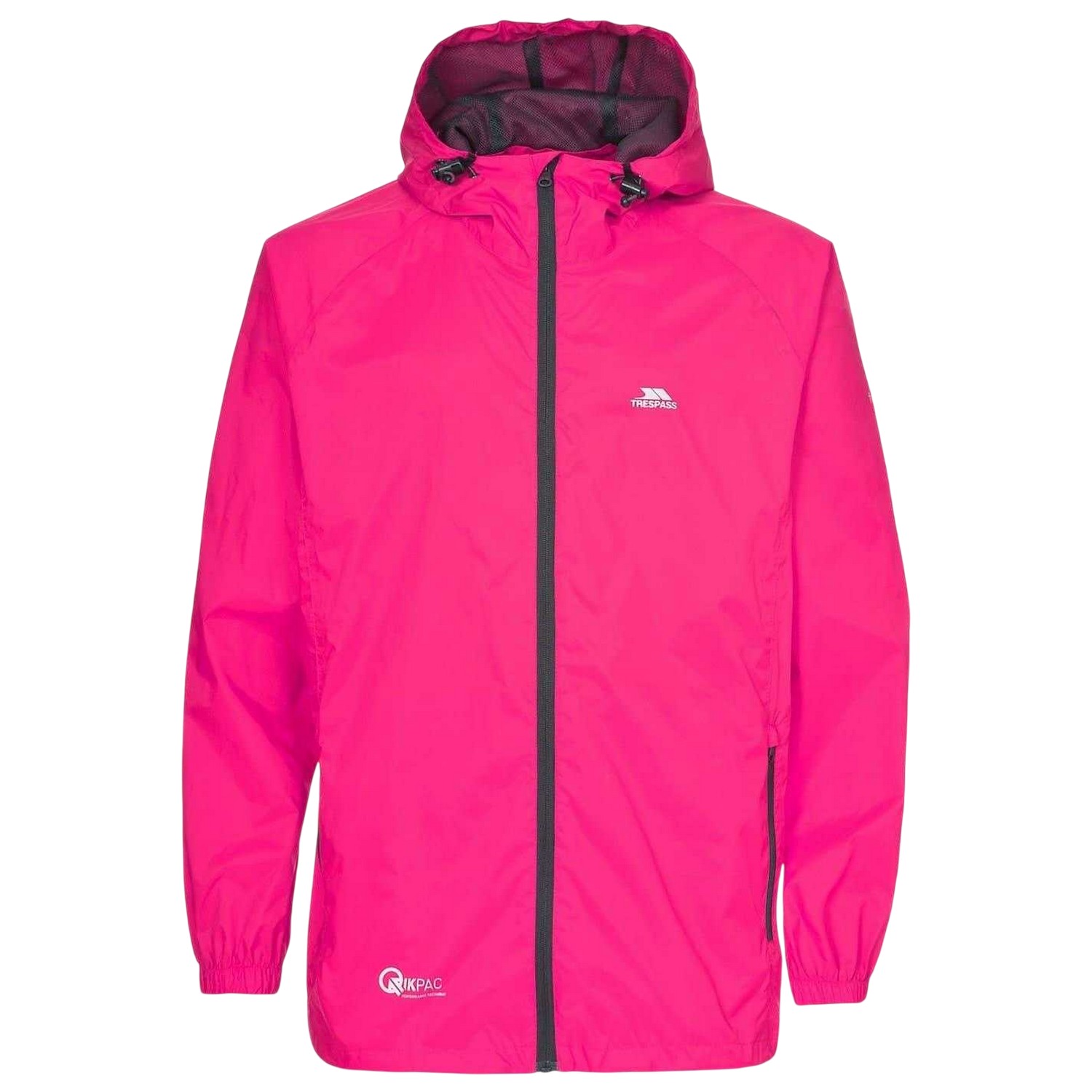 Veste imperméable unie à capuche QIKPAC, TRESPASS
