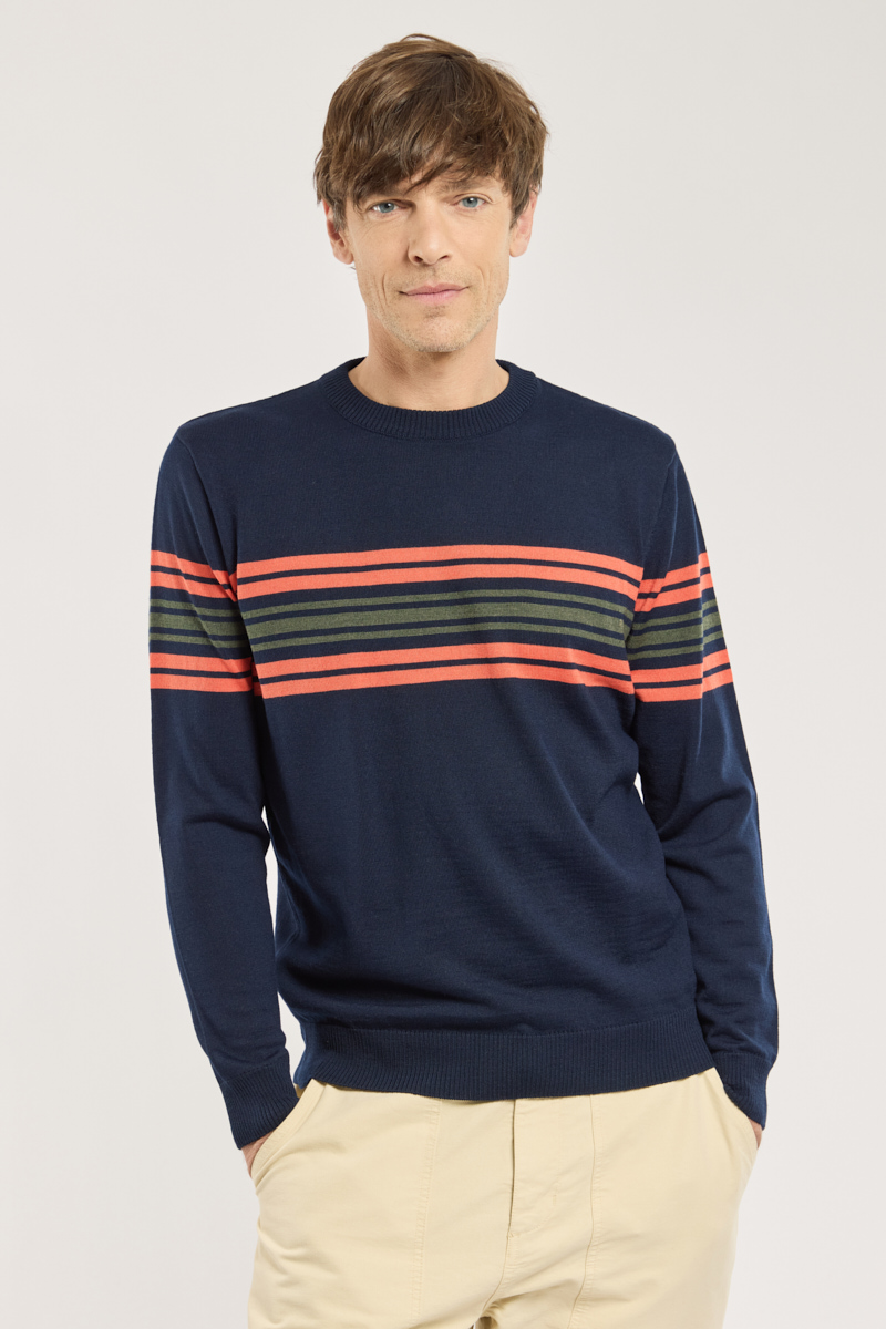 Pull rayé Berac - laine, GUY DE BERAC