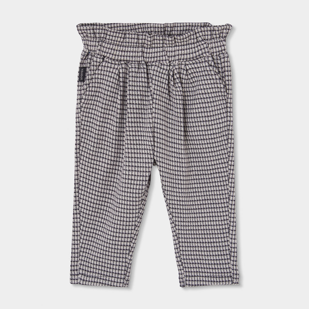 Pantalon fille maille carreaux, BOBOLI