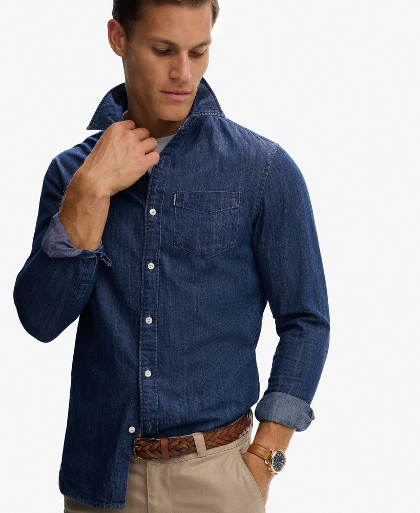 Chemise en jean à manches longues Essential, SUPERDRY