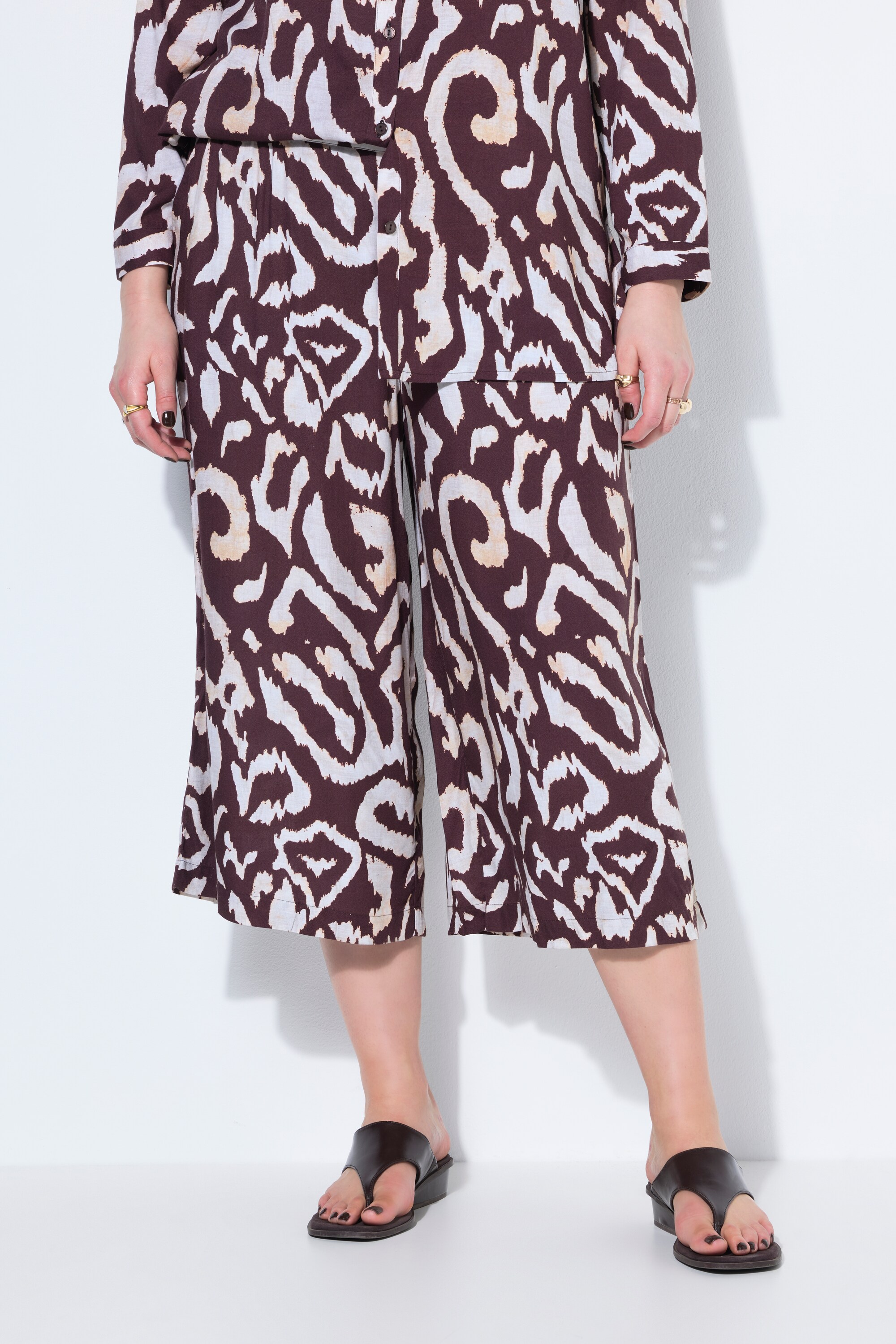 Pantacourt jambes larges, taille haute, STUDIO UNTOLD