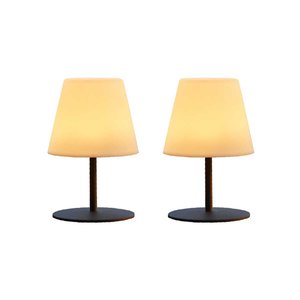 Set de 2 lampes de table H16cm